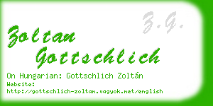 zoltan gottschlich business card